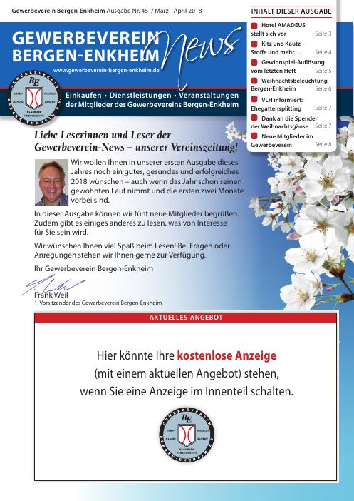 Titelseite GWV-News Nr. 45