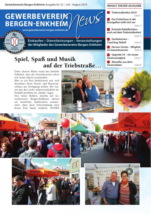 Titelseite GWV-News Nr. 52