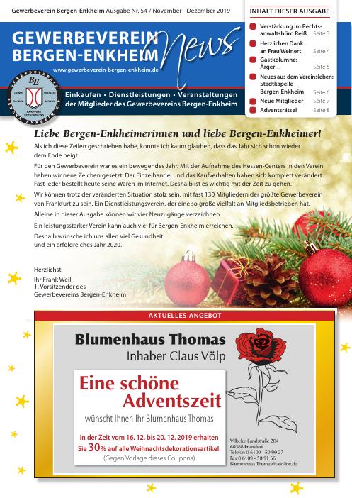 Titelseite GWV-News Nr. 54