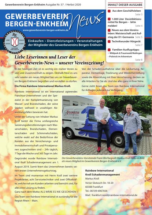 Titelseite GWV-News Nr. 57