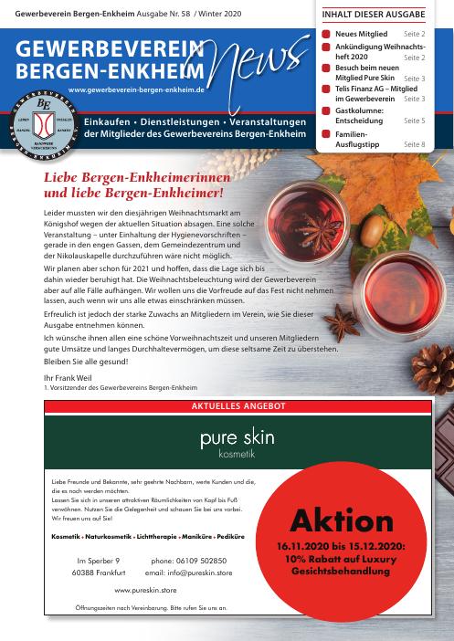 Titelseite GWV-News Nr. 58