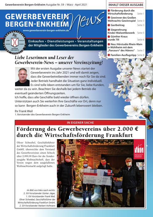 Titelseite GWV-News Nr. 59