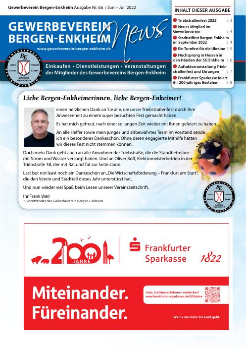 Titelseite GWV-News Nr. 66